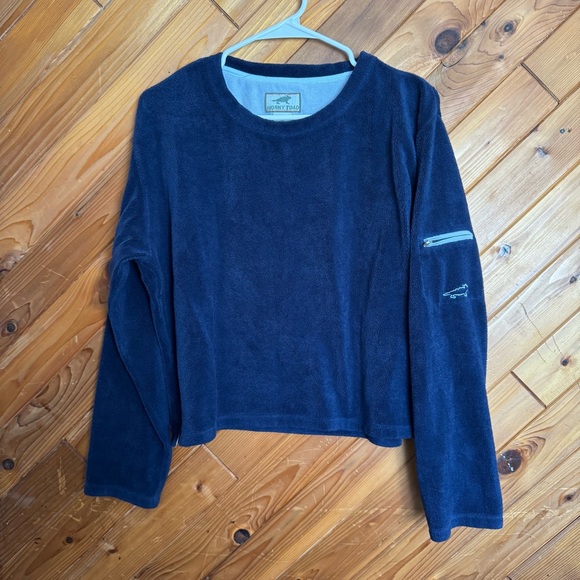 Toad&Co Navy Fleece Sweater Size XL - Picture 1 of 4